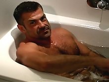 Bruno Bond is taking a bath when Steve Cruz interrupts him with his video camera. Bruno is trying to relax, but Steve knows that he is always horny an